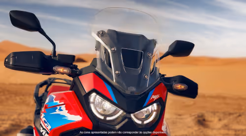 Africa Twin DCT ES Faróis e assinatura de LED