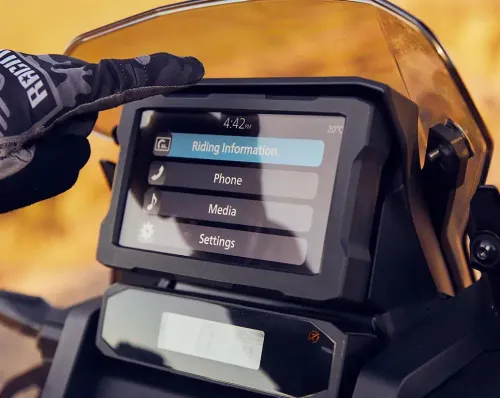 Painel digital auxiliar da CRF 1100L Africa Twin