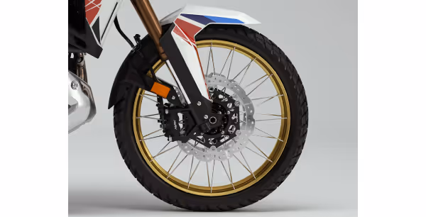 Freios dianteiros da CRF 1100L Africa Twin Adventure Sports ES branco perolizado