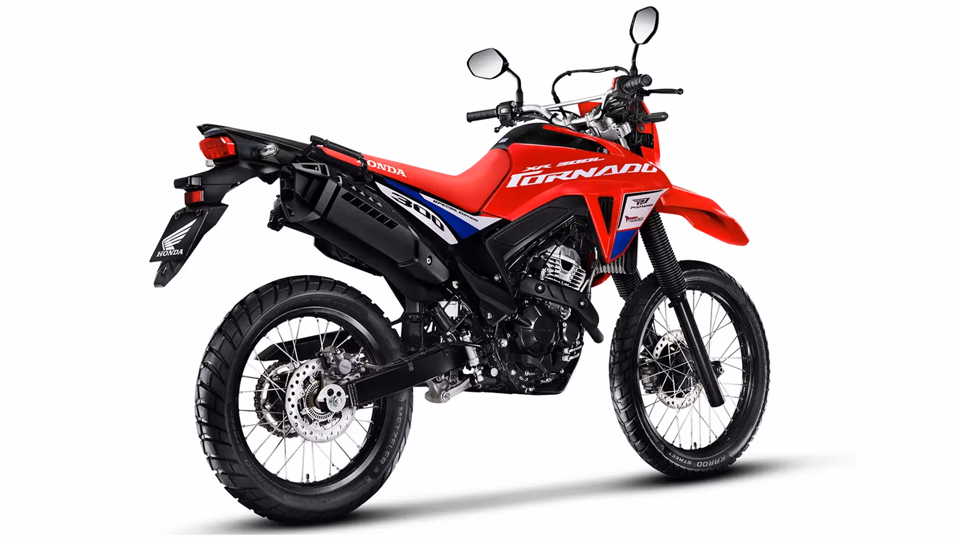 Moto Honda Xr300l Tornado Edicao Especial Vista Lateral Diagonal Direita Traseira Completa - 4 de 9